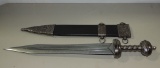 Roman Design Sword In Sheath