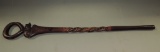 Vintage African Carved Wood Cane