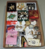 Tray Lot Vintage Costume Jewelry