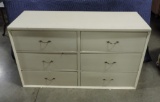 6 Drawer White Painted Chest