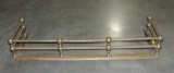 Antique Brass Fireplace Fender