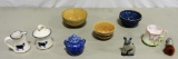 Tray Lot Antique Pottery & More,