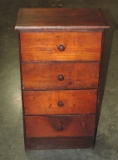 Pine 4 Drawer Small Chest