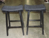 Pair Of 2 Outlook Furniture Concave Bar Stools