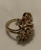 14 Kt. Gold  and Diamond Cocktail Ring