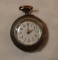 Remontor Non Working Ladies Silver Pocket Watch