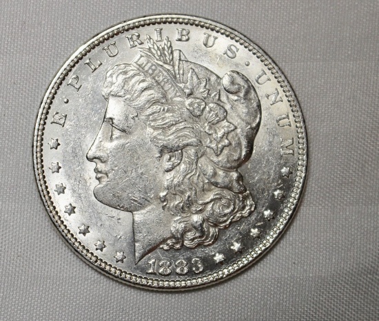 1883 Uncirculated Morgan Silver Dollar