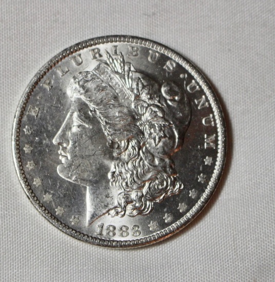 1883 O Uncirculated Morgan Silver Dollar