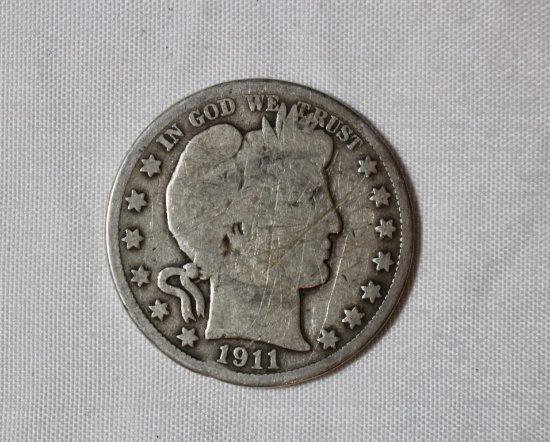 1911 Barber Half Dollar