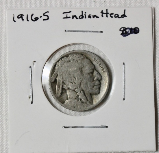 1916 S Buffalo Nickel