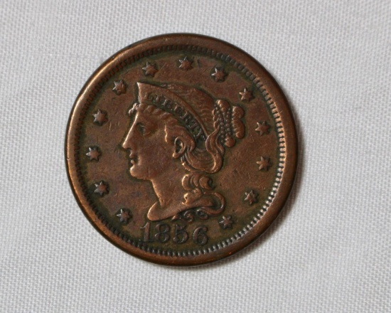 1856 Large Cent Coin