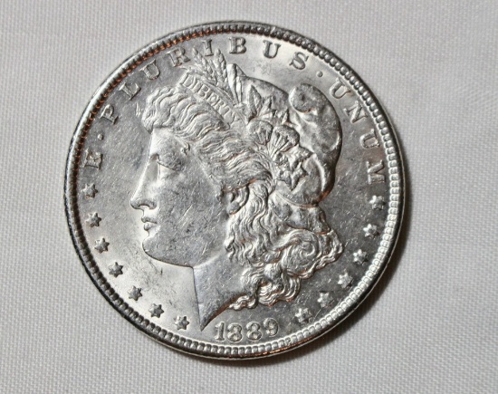 1889 Uncirculated Morgan Silver Dollar