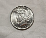 1924 Uncirculated Silver Peace Dollar