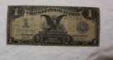 1900 US $1 Silver Certificate Black Eagle Note