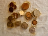 Lot Of 33 Uncirculated World Coins