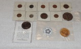 Lot of Foreign Coins and Tokens