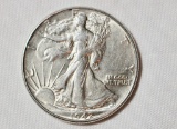 1942 AU+ Walking Liberty Half Dollar