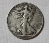 1938 D Walking Liberty Half Dollar Key Date