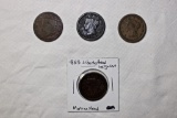 Lot Of 4 Liberty Head Large Cents