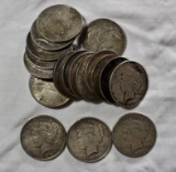 (20) Peace Silver Dollars  Selling 1x20