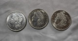 3 1921 Uncirculated Morgan Silver Dollars