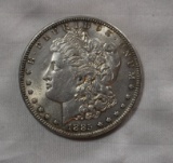 1885 AU Morgan Silver Dollar