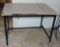 Industrial Metal Leg Work Table