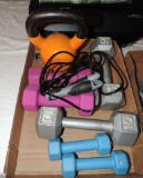 Lot of Exercise Hand Weights