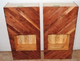 Pair of Designer Bench made Wall Boxes