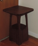 Beautiful Hand Crafted Walnut Side Table