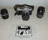 Nikon Camera with Extra Lenses