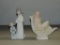 Lladro #4779 Porcelain Figurine & Goebel Collectors Club Figurine 1979
