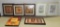 7 Framed Decorative Wall Art Pieces & Copper Finish Pitcher