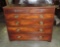 Antique Mahogany Chest On Chest Top