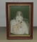 Porcelain Doll In Wedding Dress In Shadowbox Frame