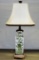 Ceramic Vase Shape Tabletop Lamp With Shade