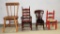4 Doll Size Chairs