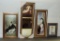 Lot Of 4 Reproduction Victorian Prints In Frames