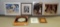 7 Pc. Prints, Clock And Frames Lot