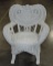 Fancy Wicker Childs Rocker