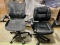 Pair Of Adjustable Office Computer Chairs