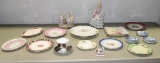 Large Lot Victorian China, Bisque Figurine And More