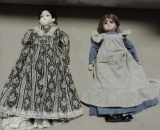 Old Composition & Porcelain Head Doll