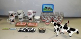 Box Lot Of Cow Collectibles