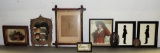 Box lot Antique Frames & Silhouettes