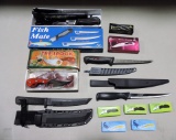 Box Lot Of New In Boxes Fishing & Hunting Knives