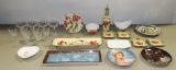 Kitchen Ceramic & Stemware Lot