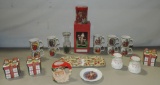 Tray Lot Christmas Ceramics