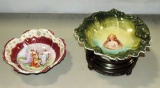 (2) Pieces Of Antique Austrian & German Dishes