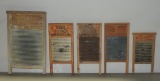 5 Old Washboards